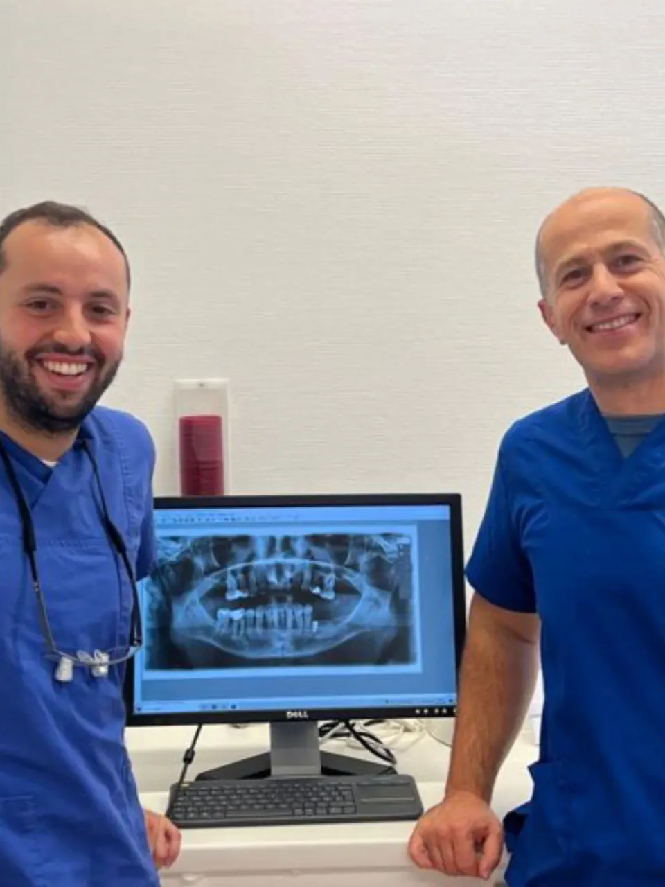 Analyse d'une radiographie panoramique lors d'une formation